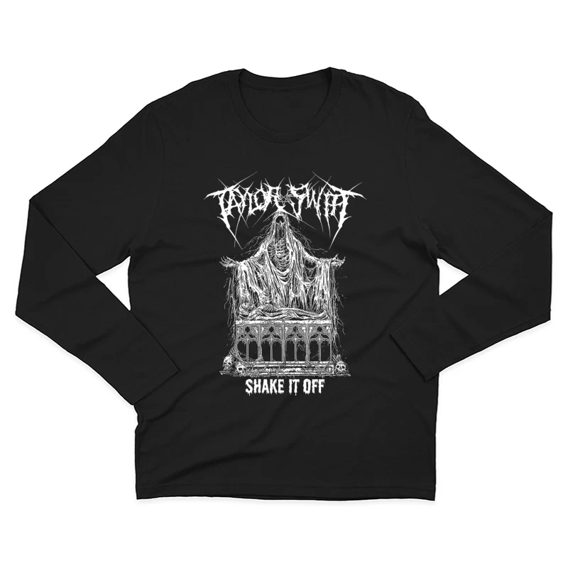 Taylor Swift Metal Shake It Off Male Long Sleeve T-Shirt