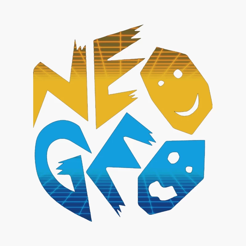 Neo Geo Cotton Tote Bag