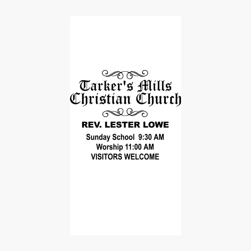 Tarker_s Mills Christian Church iPhone Case