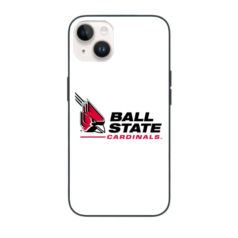 Ball State Cardinals Official Athletic Logo iPhone Case
