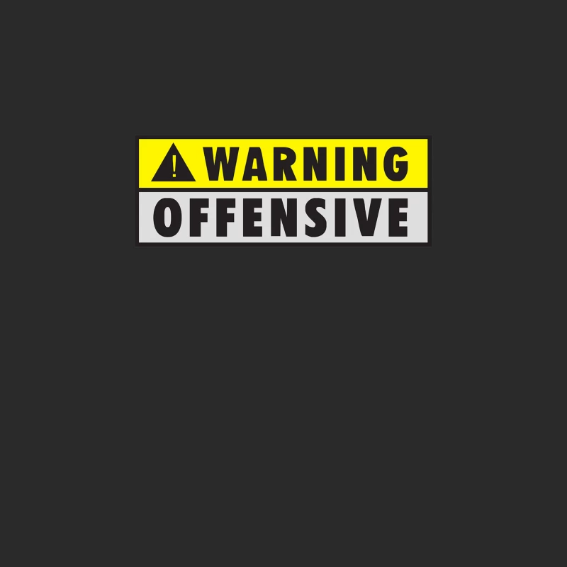 Warning Offensive Mens Funny Baseball Cap