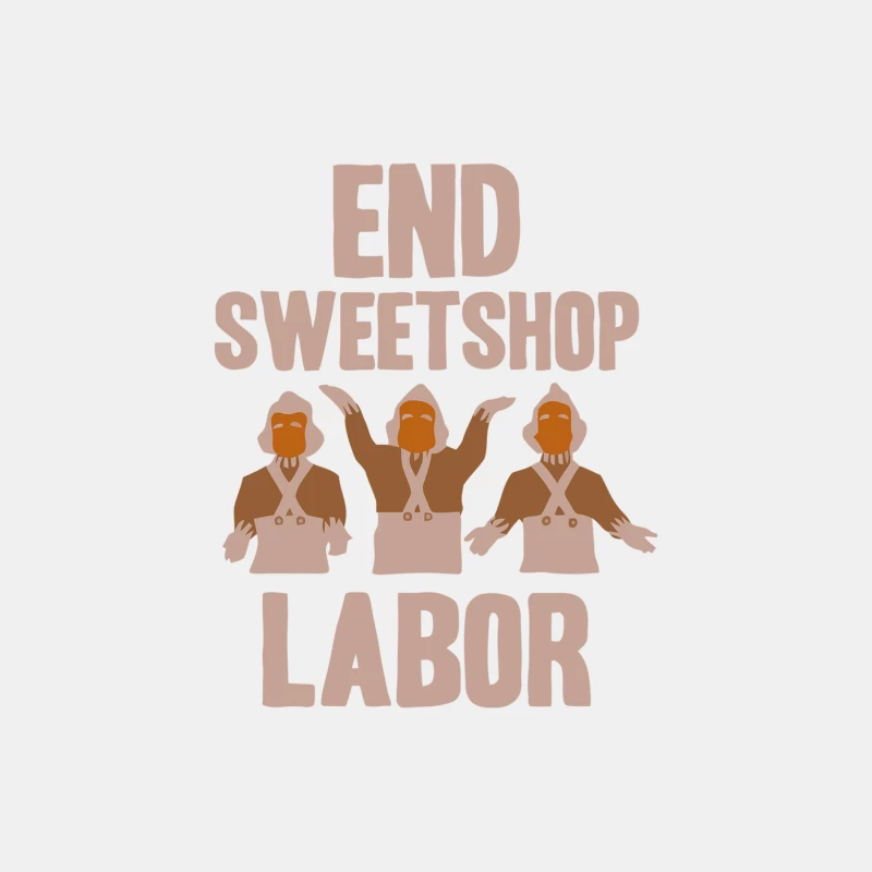End Sweatshop Labor: Graphic Protest for Workers' Rights Male Tank Top