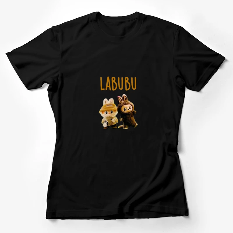 Labubu Figuren mit Hasenmützen Damen T-Shirt
