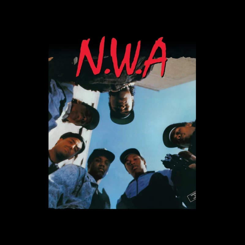 N.W.A Group Circle Low-Angle Photo Against Blue Sky Pin