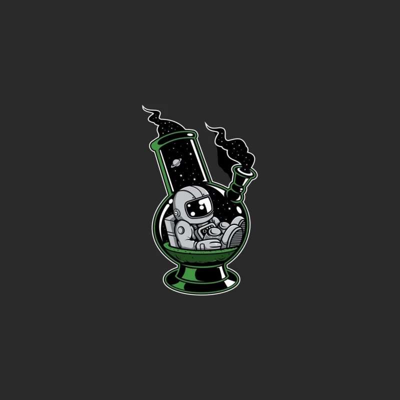Cosmic Astronaut in a Bong Baseball Cap