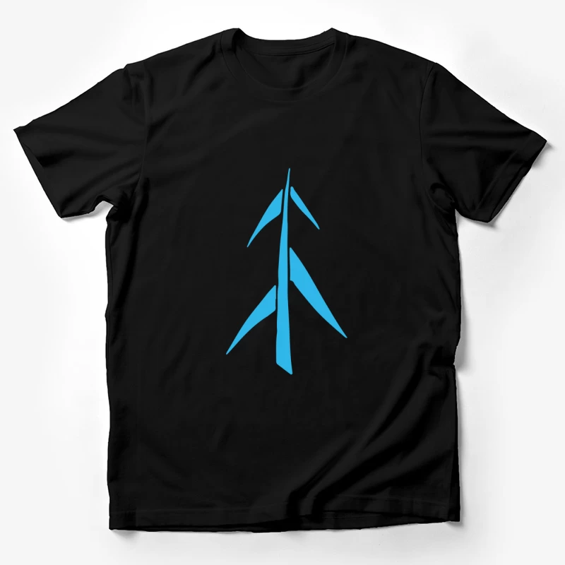 Symbole moderne bleu Homme T-Shirt