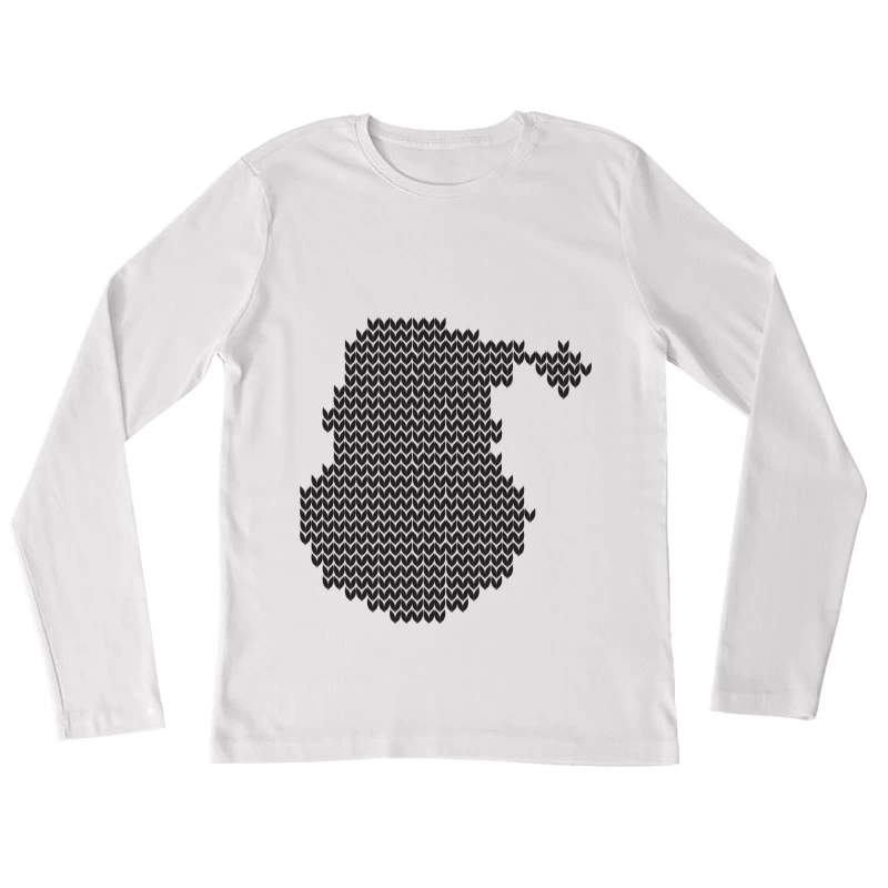 Illustration artistique géométrique Femme Manches Longues T-Shirt