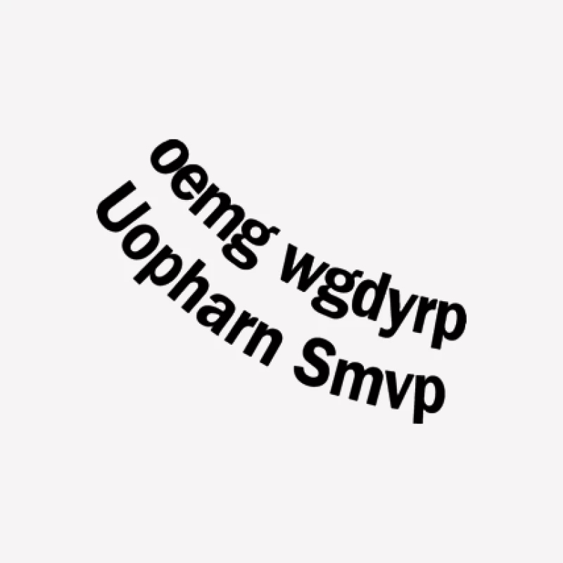 Kryptische Buchstaben in Bogen Herren T-Shirt