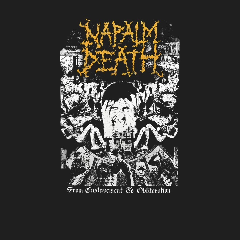 Napalm Death From Enslavement to Obliteration Male Tank Top