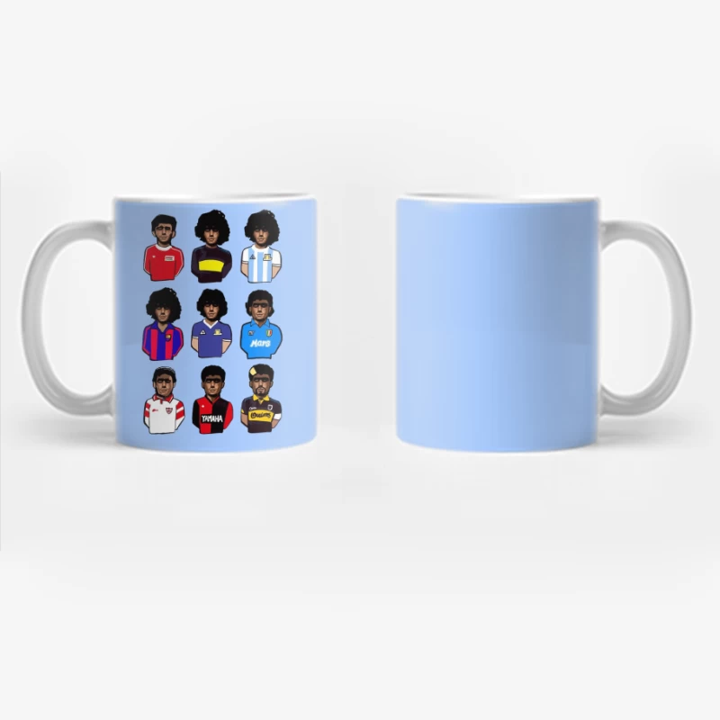 Retro Football Legends - THE MARADONAS Coffee Mug