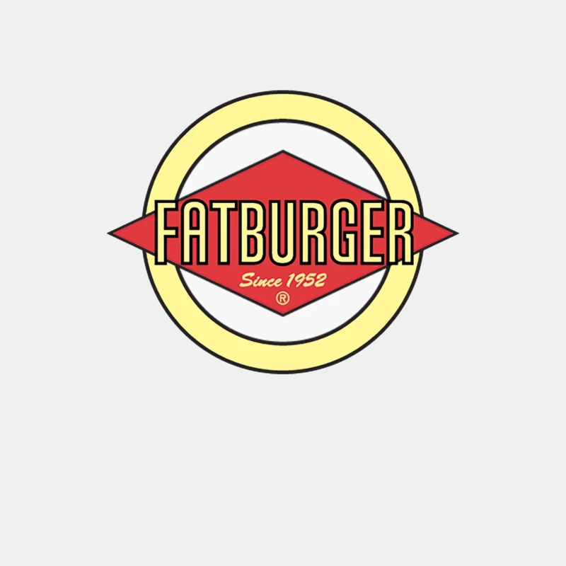 Fatburger Restaurant Classic Logo Design Since 1952 Male Tank Top