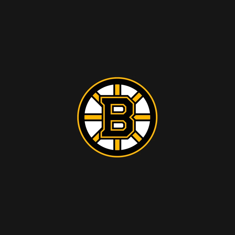 Boston Bruins NHL Team Logo Male Long Sleeve T-Shirt