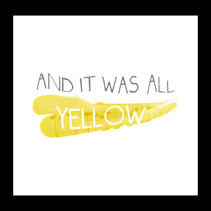 Coldplay Lyrics Yellow Throw Pillow