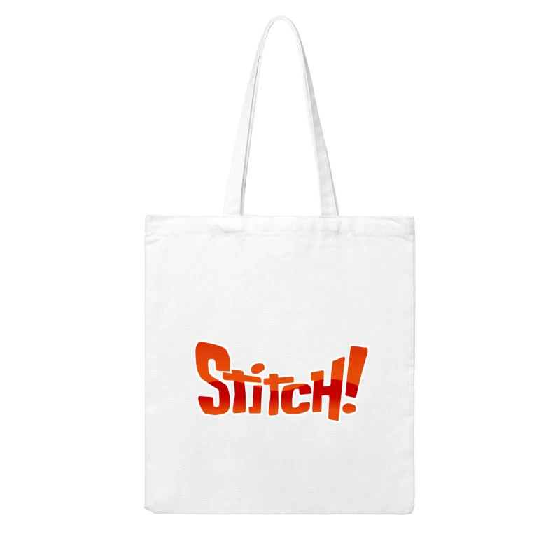 Stitch Logo from Lilo & Stitch Cotton Tote Bag