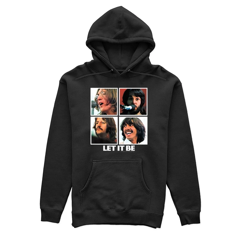 Four Classic Snapshots from The Let It Be Recording Sessions Female Pullover Hoodie