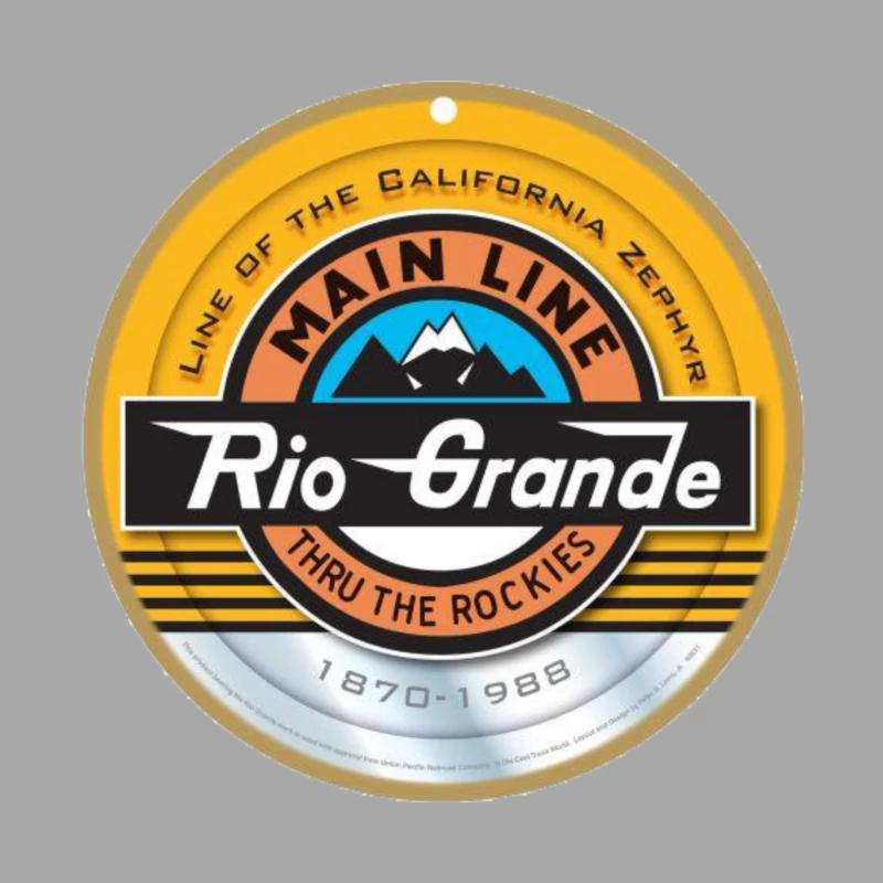 Denver and Rio Grande 2 Male Pullover Hoodie