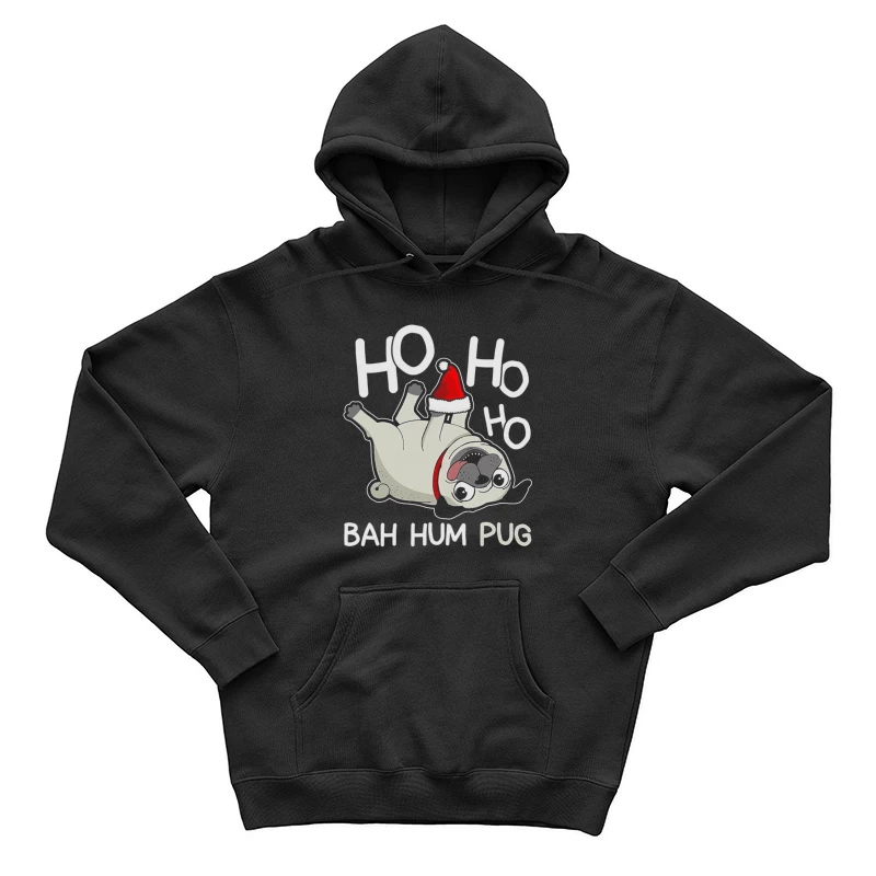 Chien de Noël drôle avec bonnet Homme Sweat à capuche