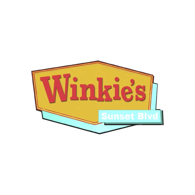 Winkie's Sunset Blvd Desk Mat