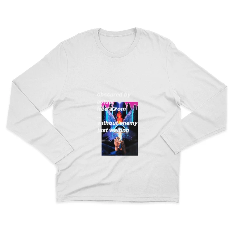Freiheit und Warten Herren Langarm T-Shirt
