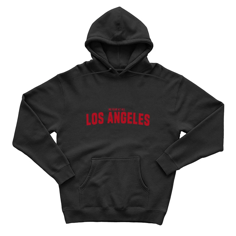 Design de Lettrage Los Angeles Homme Sweat à capuche