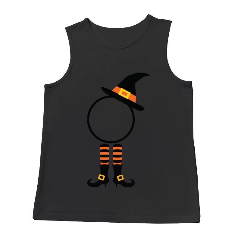 Silhouette de sorcière Halloween Homme Débardeur