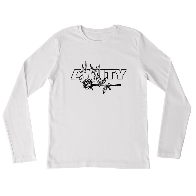 The Amity Affliction Fire Rose Female Long Sleeve T-Shirt