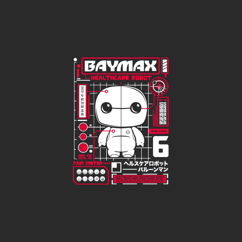 Baymax - Healthcare Robot from Disney Animation Baseball Cap