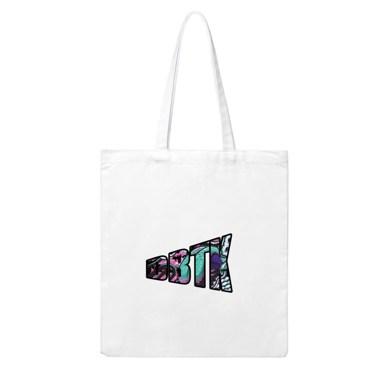 Vibrant Abstract Logo Design Cotton Tote Bag