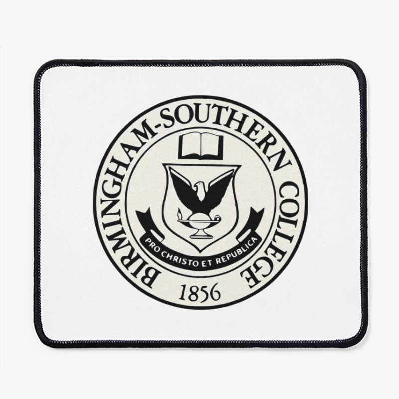 Official Seal of Birmingham-Southern College Founded 1856 Mouse Pad