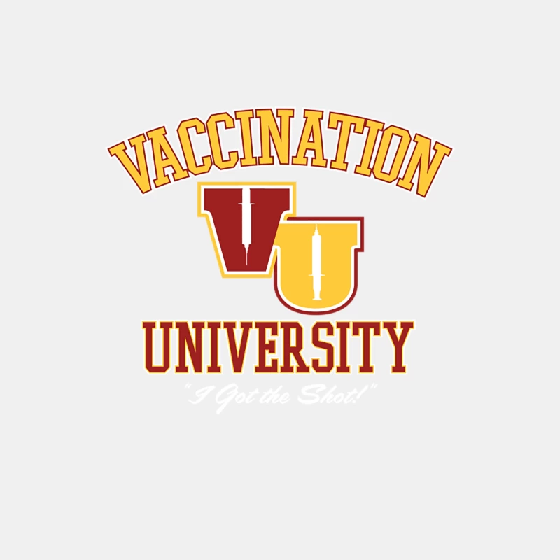 Vaccination University Logo: Educational Health Initiative Male Tank Top