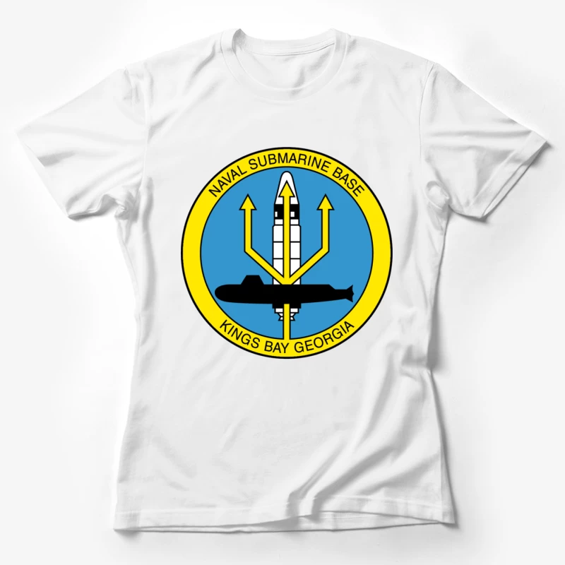 Naval Submarine Base Kings Bay Georgia Female T-Shirt