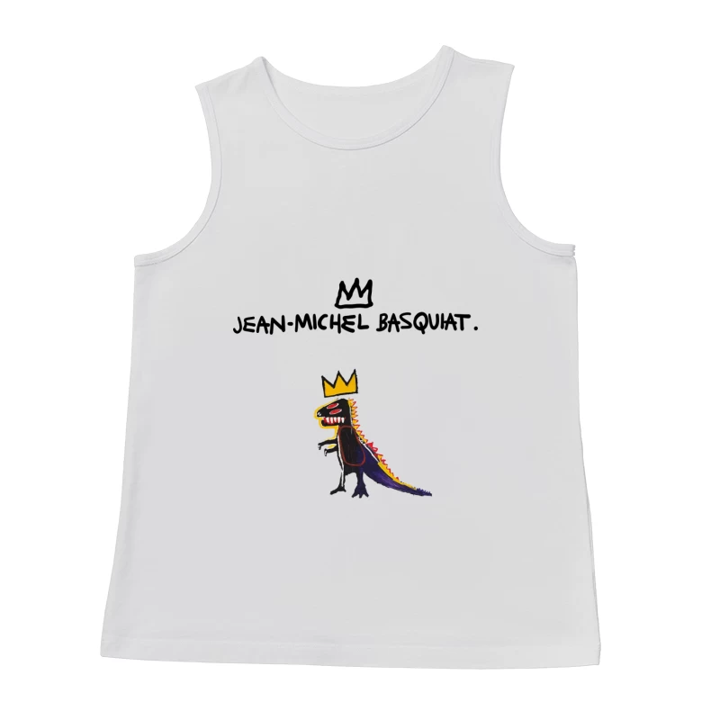 Krönender Dinosaurier mit Ausdruck Herren Tanktops