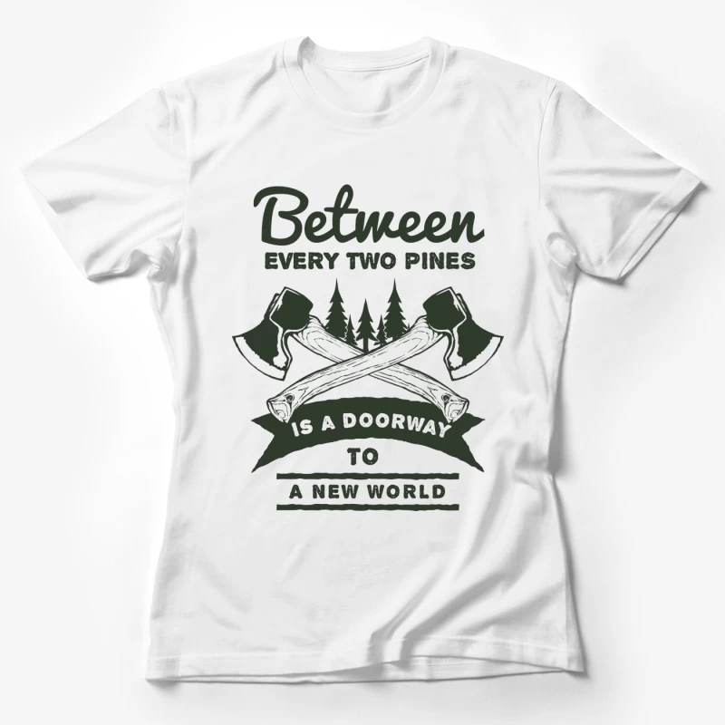Nature et aventure entre les pins Femme T-Shirt