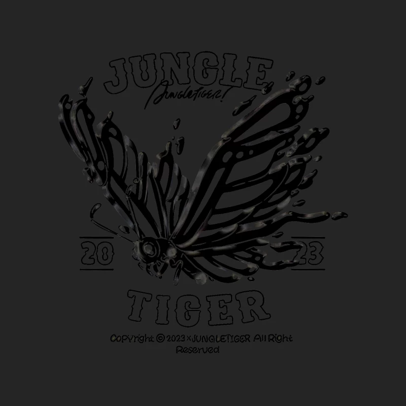 Jungle Butterfly Design Herren Pullover Sweatshirt