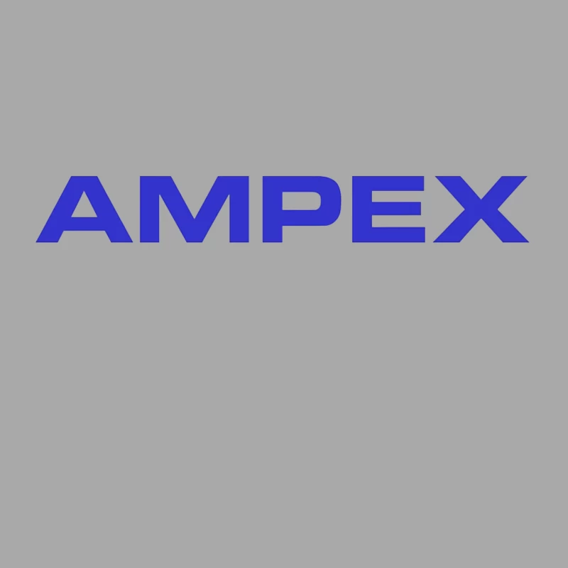 Ampex Blue Corporate Logo Female Pullover Hoodie