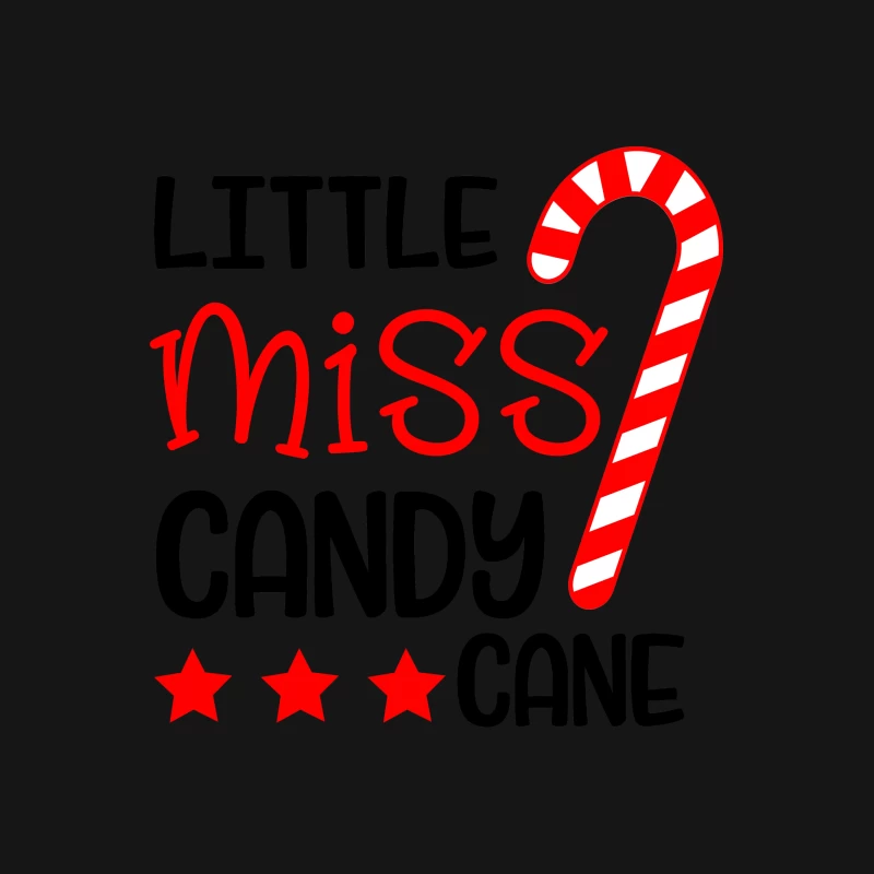 Petite Miss Sucre d'Orge avec Étoiles Femme T-Shirt