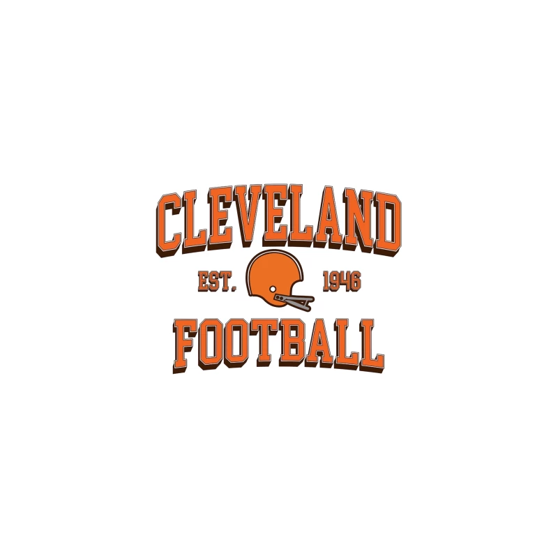 Cleveland Browns NFL Football Team Vintage Logo Est. 1946 Travel Mug