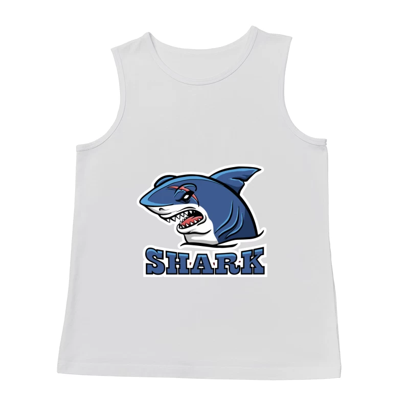 Aggressives Haifisch-Emblem Herren Tanktops
