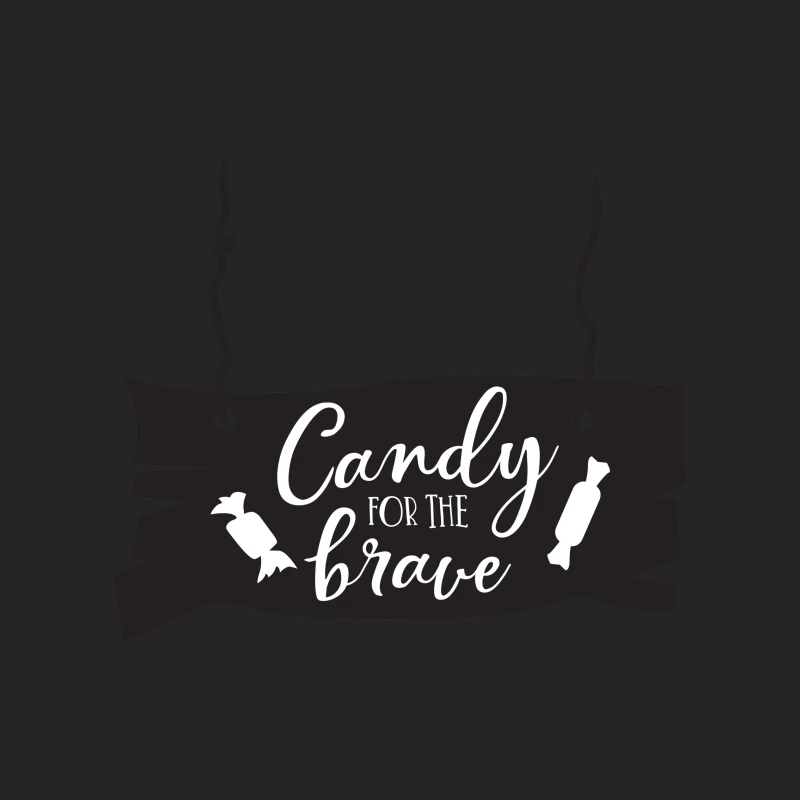 Affiche Bonbons pour les Courageux Femme Sweat-shirt à enfiler