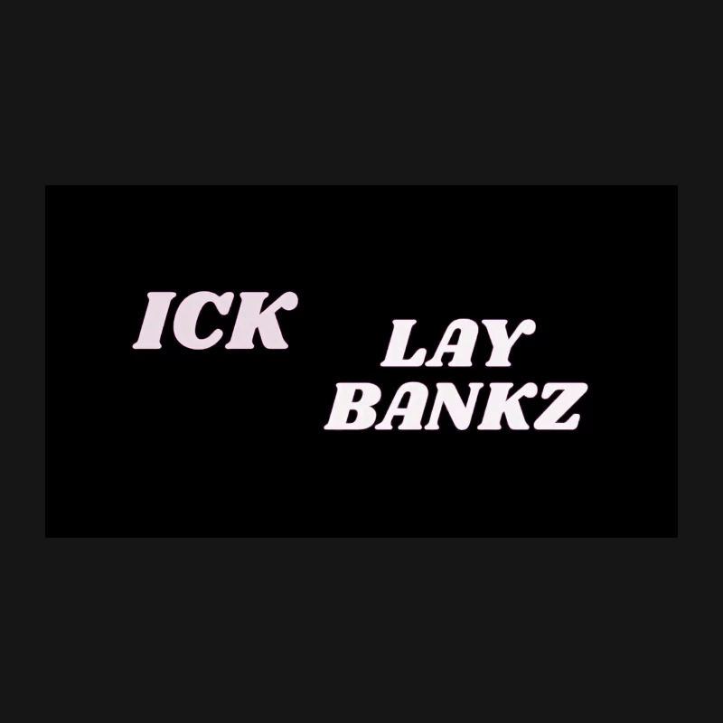 ICK LAY BANKZ Desk Mat