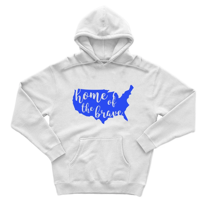 Carte des États-Unis: Maison des braves Homme Sweat à capuche