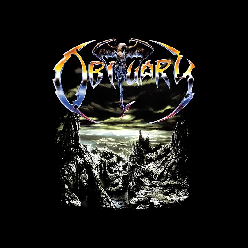 Obituary The End Complete Throw Pillow