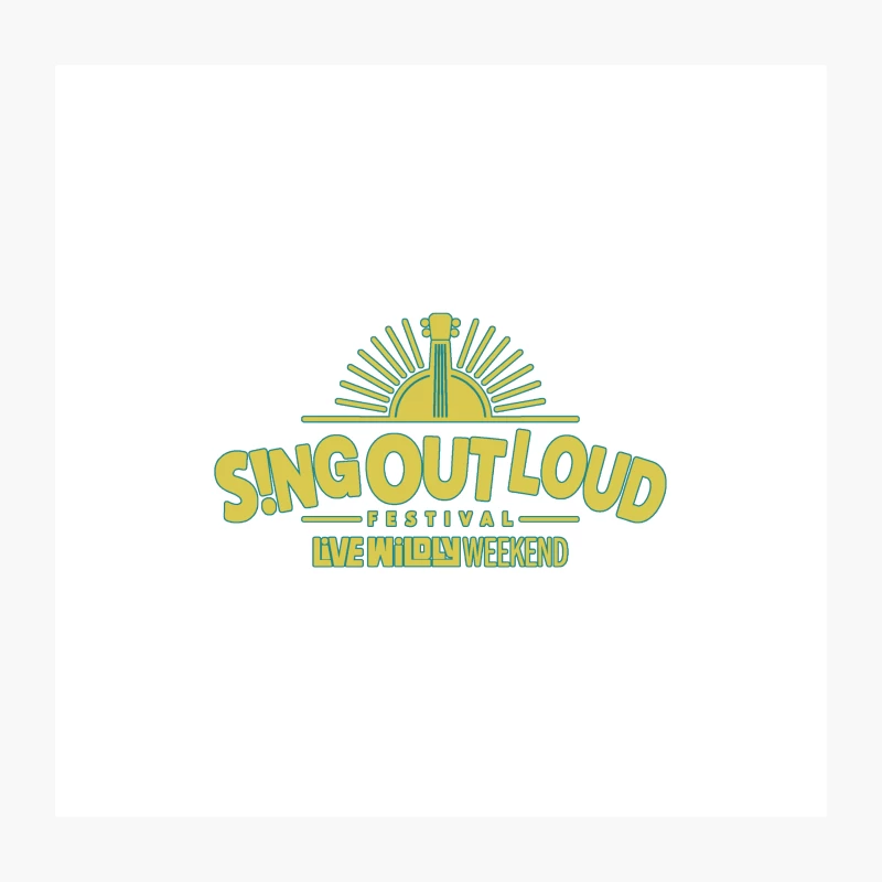SING OUT LOUD 2024 Throw Pillow