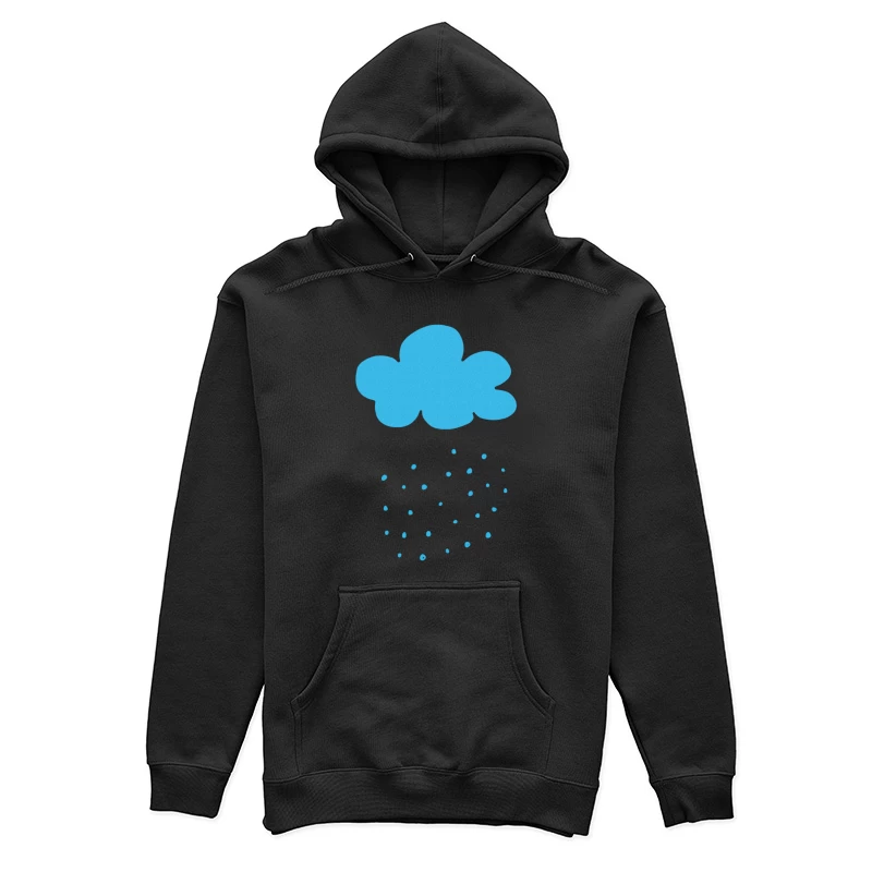 Nuage de pluie bleu Femme Sweat à capuche