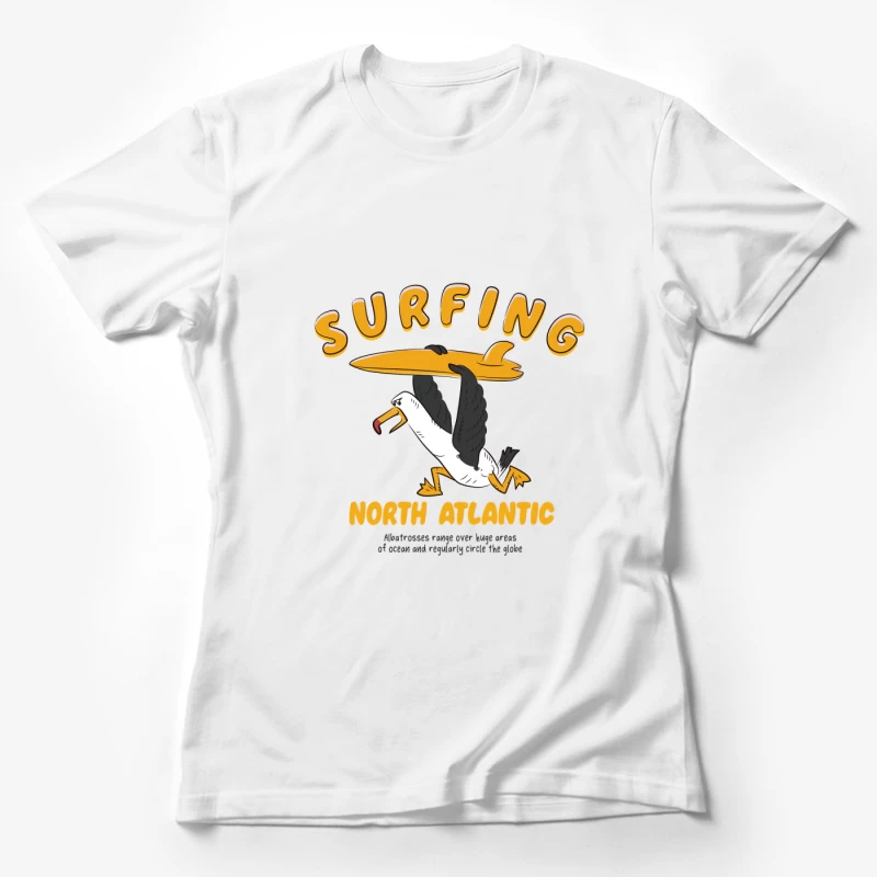 Surfing Adventure in the North Atlantic Female T-Shirt