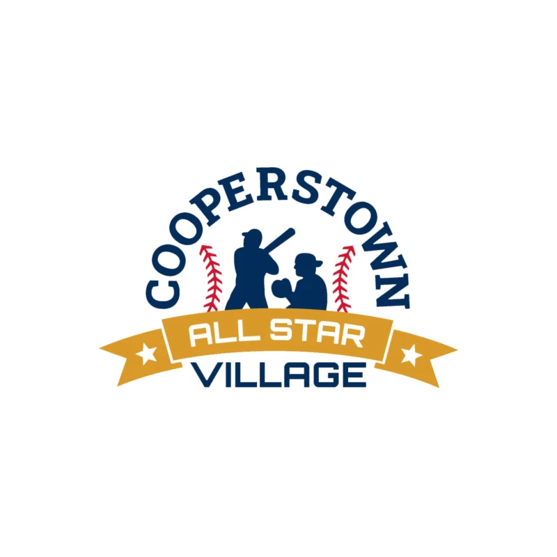 Cooperstown NY Coop New York Throw Pillow