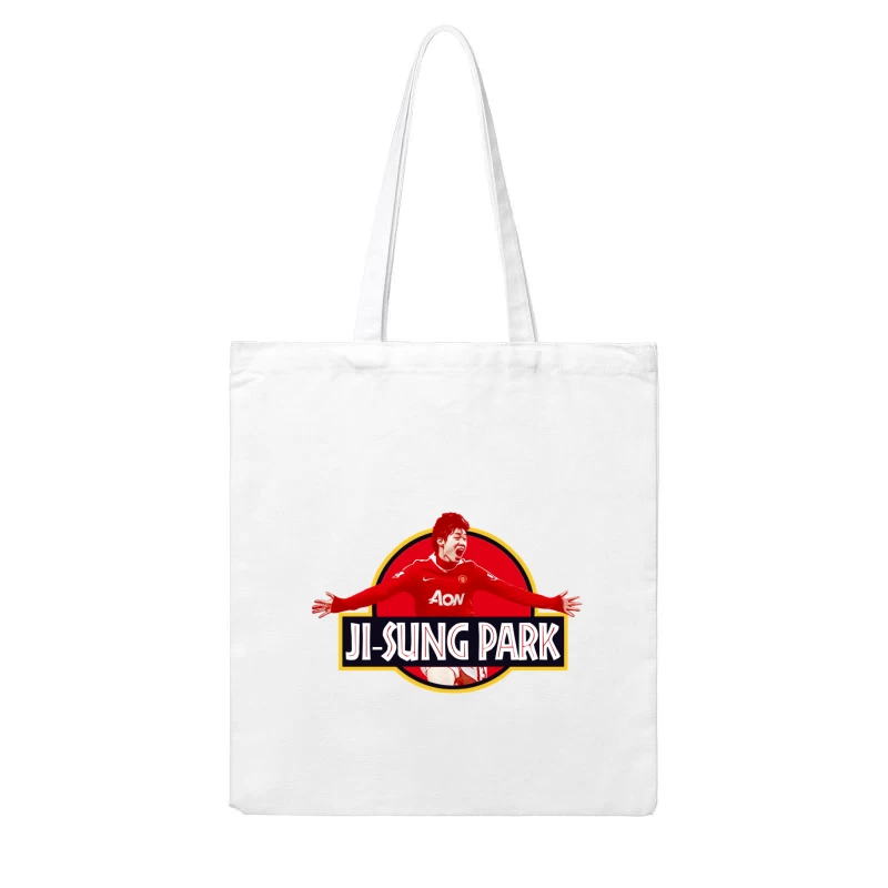 Retro Man United - PARK JI SUNG Cotton Tote Bag