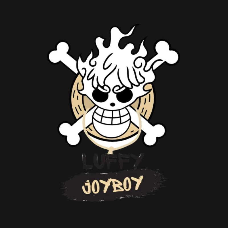 Piratenzeichen mit Luffy und Joyboy Herren Langarm T-Shirt