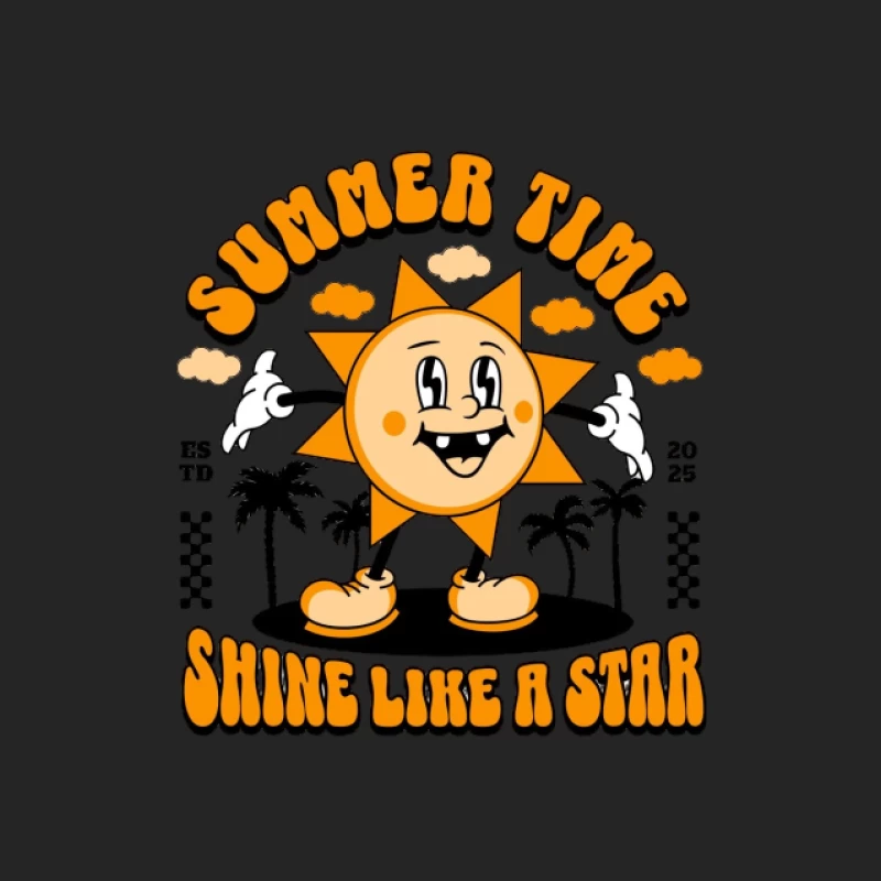 Sourire Soleil d'Été Femme Sweat-shirt à enfiler