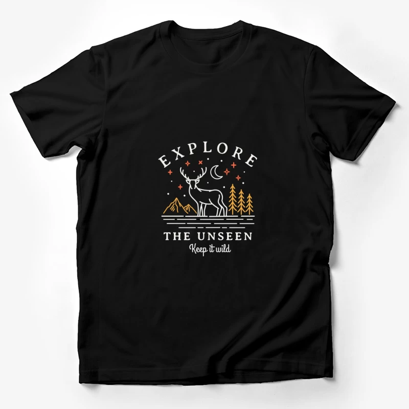 Erkunde das Unbekannte in der Natur Herren T-Shirt